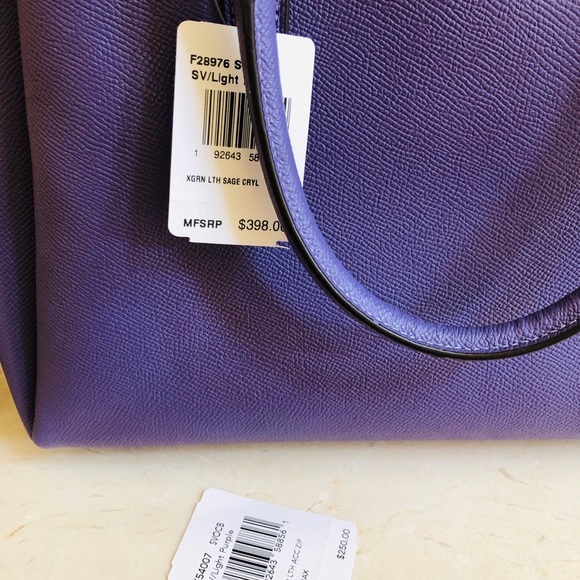 NWT Coach Large sage leather Satchel&wallet Set - Picture 6 of 7